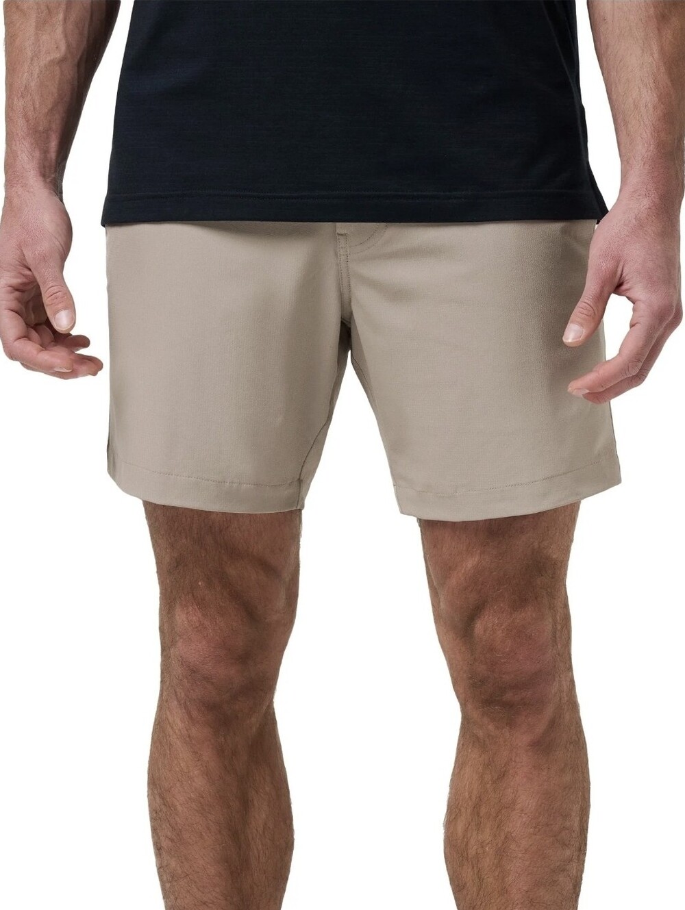Travis Mathew Mens Wanderlust 7" Golf Shorts NWT Color Khaki